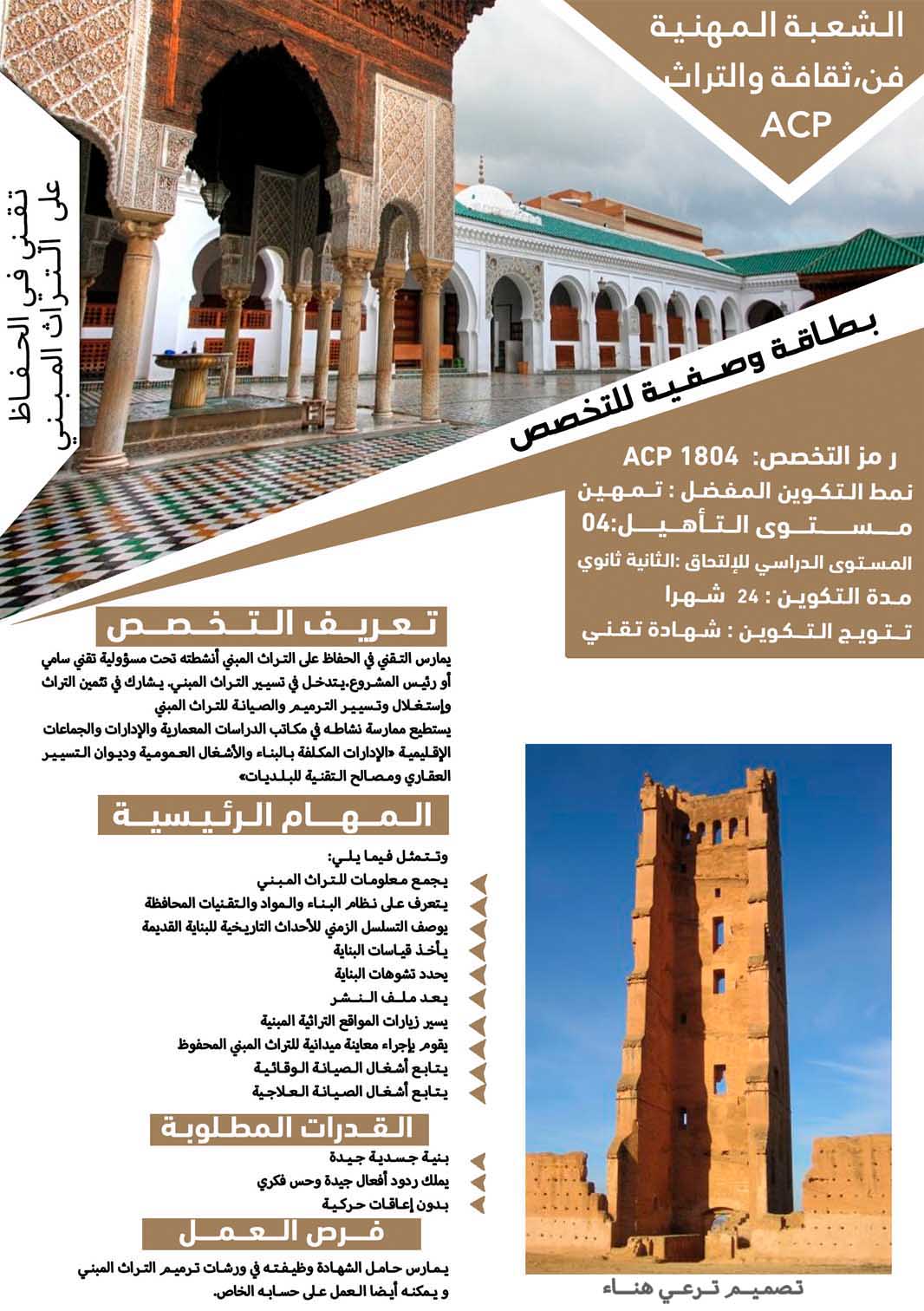 تقني في الحفاظ على التراث المبني 